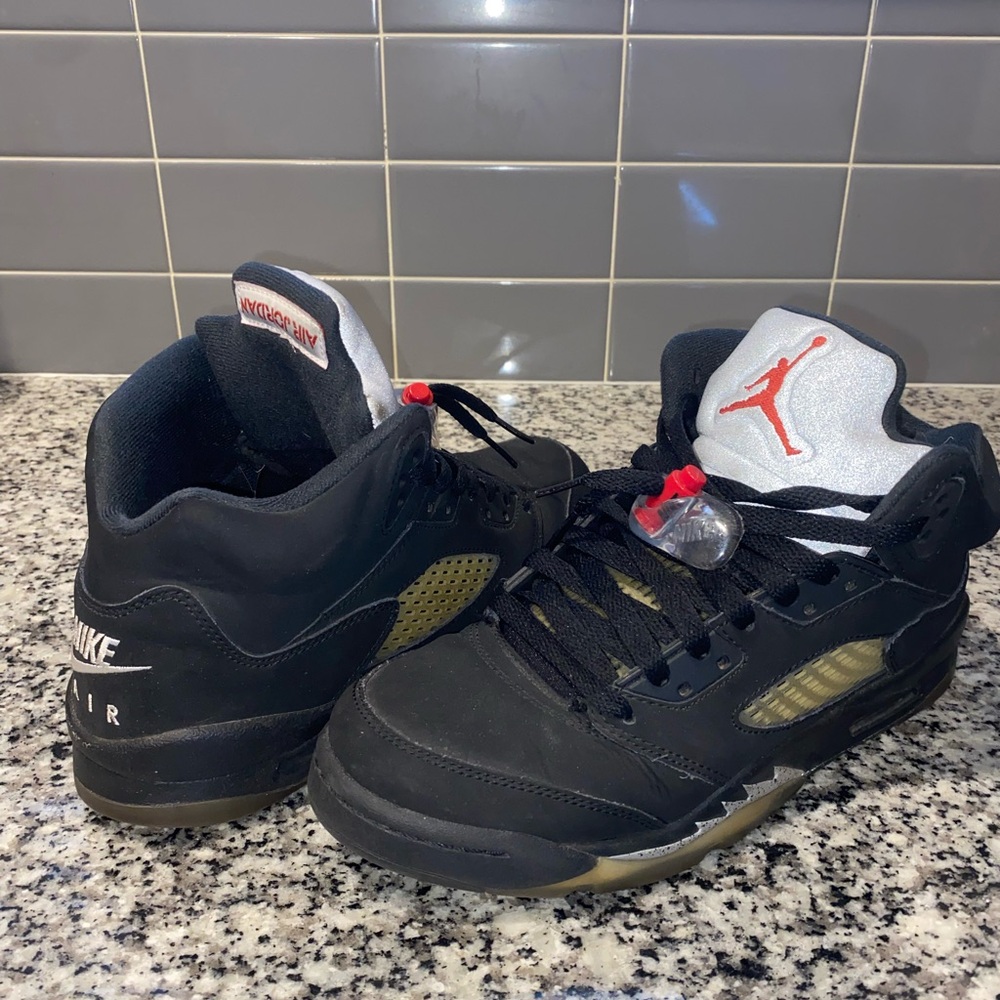 Jordan 5 Black Metallic Nike Air